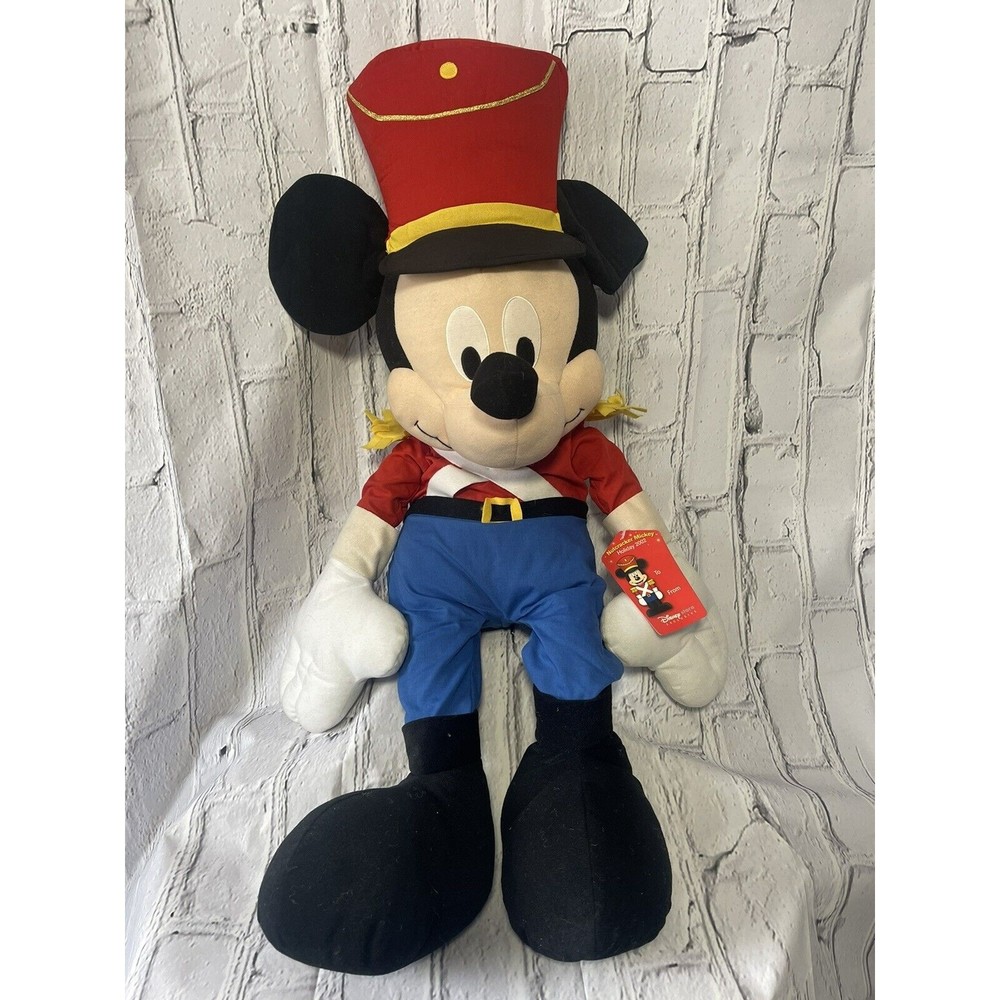 DISNEY NUTCRACKER Mickey Holiday/Christmas 2002 Plush Toy 31" Store Exclusive
